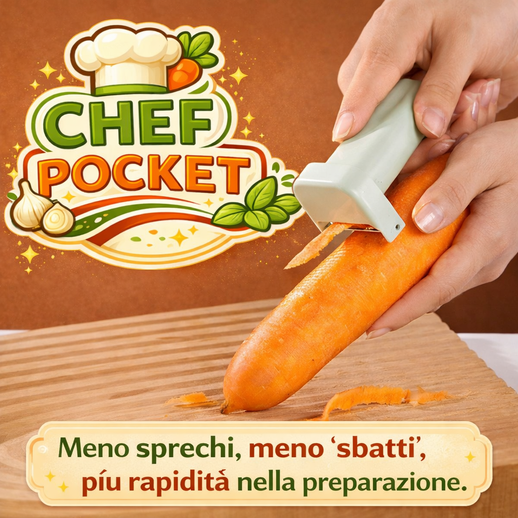 ChefPocket 4in1 – Mini Robot da Cucina Ricaricabile Senza Fili